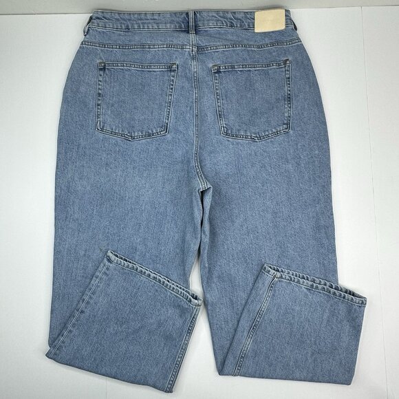 Everlane Women's Blue The Curvy‎ Way-High Minimalist Luxury Jean W35-38/L27.5 - Picture 5 of 15